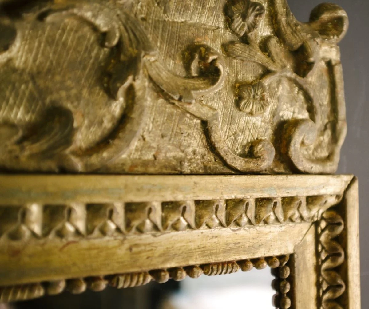 Baroque mirror gold 58 x H. 180 cm - magnificent wall mirror with beautiful decorations