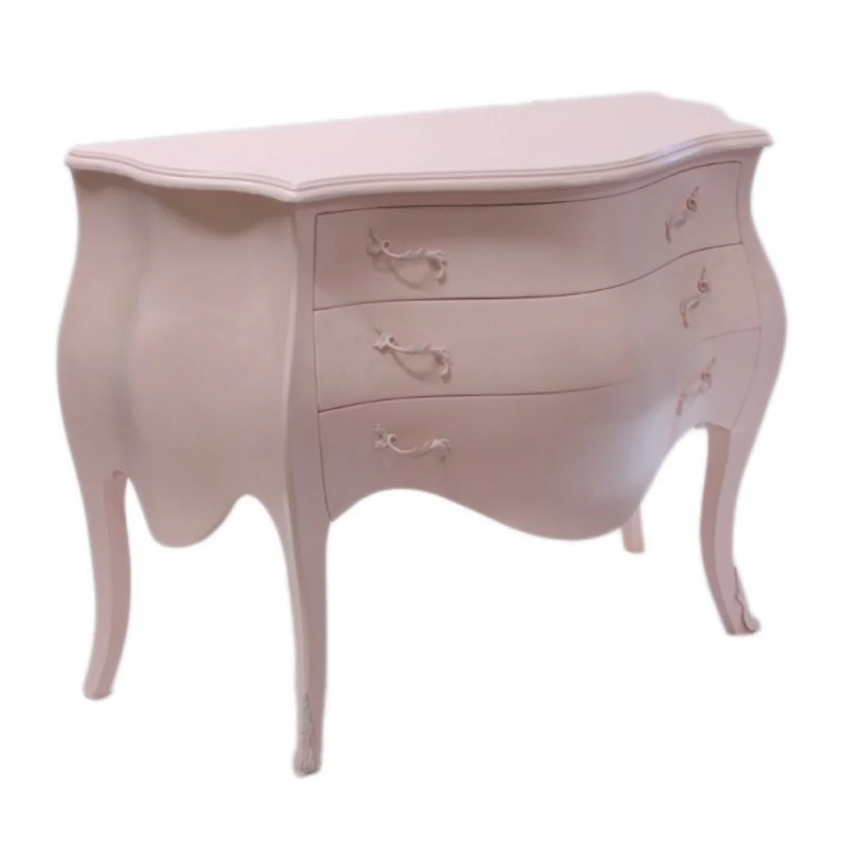 Baroque chest of drawers in pink