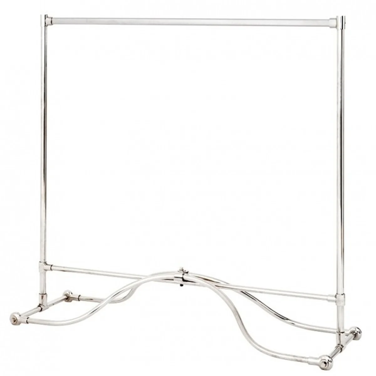Luxury clothes rail, nickel-plated stainless steel - clothes rack, coat rack, clothes rack