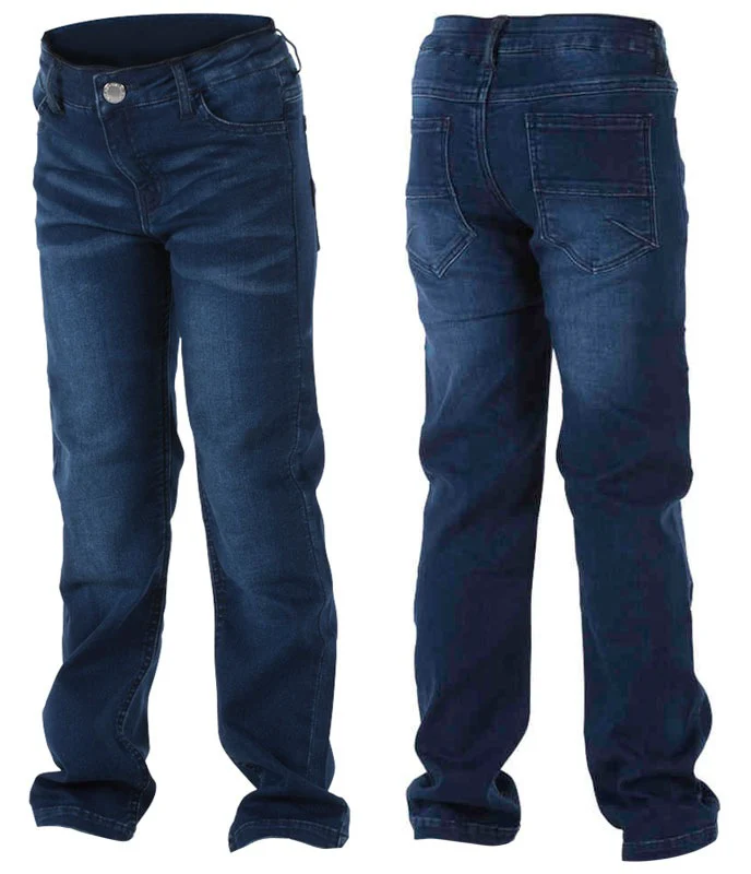 PANTALON TEJANO OVERLAP STREET SMALT - INFANTIL AZUL