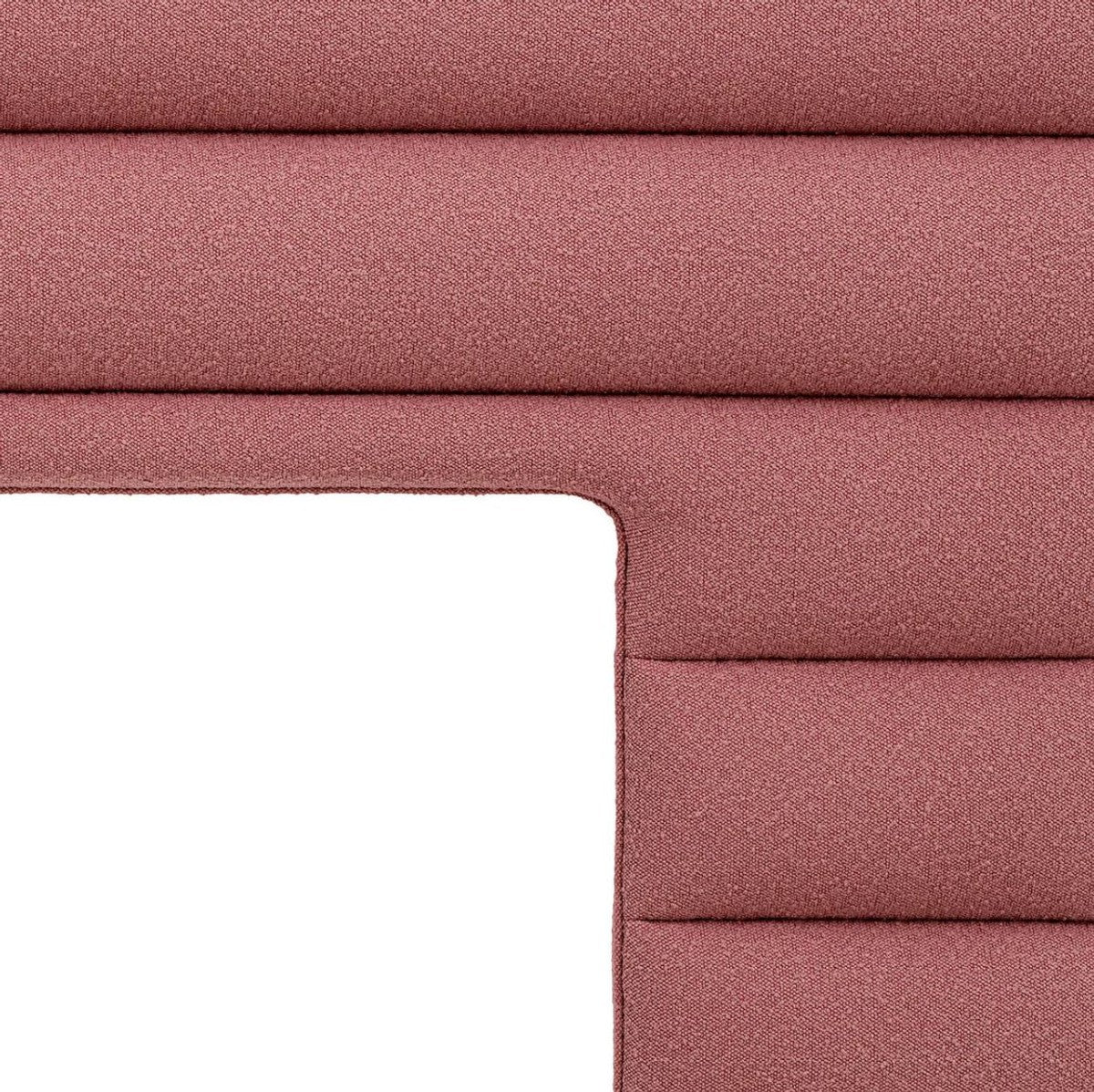 Luxury bed headboard pink 232 x 11.5 x H. 219.5 cm - Bedroom furniture - Hotel furniture - Luxury furniture - Bedroom furniture - Hotel furniture - Luxury furniture