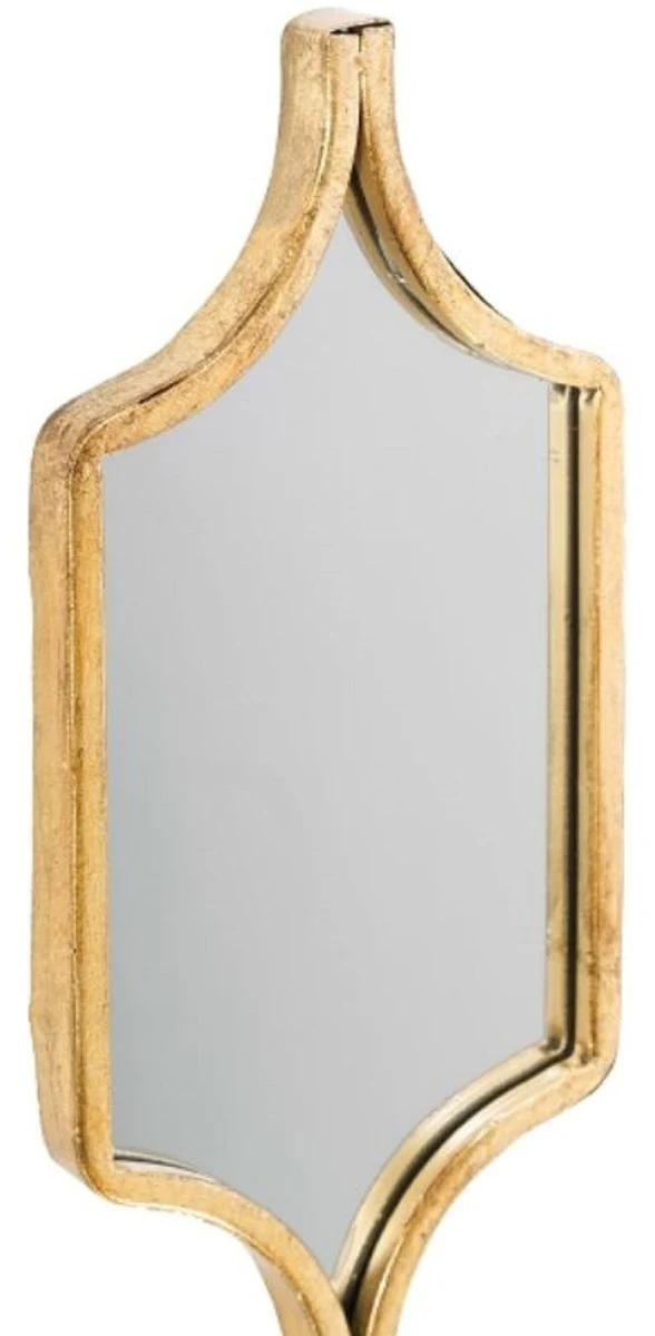Designer metal mirror set gold 148 cm - luxury wall mirror set of 2