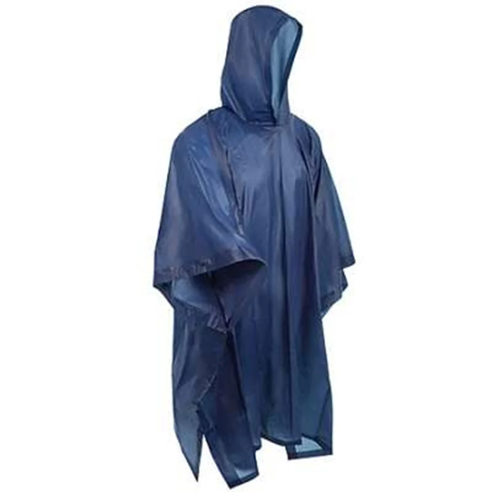 Hosa PVC RAIN PONCHO waterproof rain poncho - blue