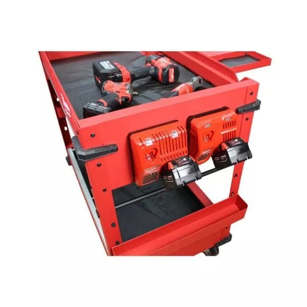 40 IN. 2-DRAWER STEEL WORK CART