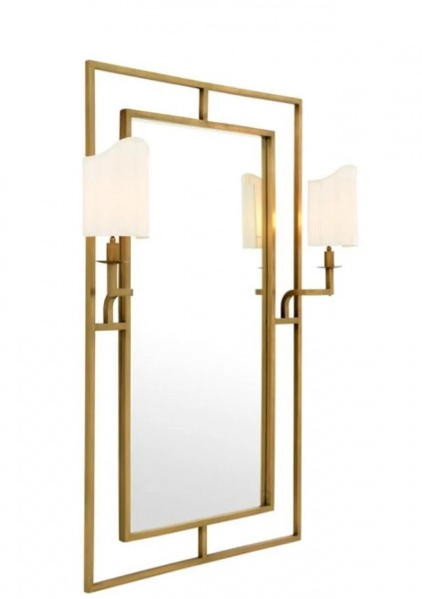 Luxury designer wall mirror brass 113 x H 140 cm - luxury hotel mirror