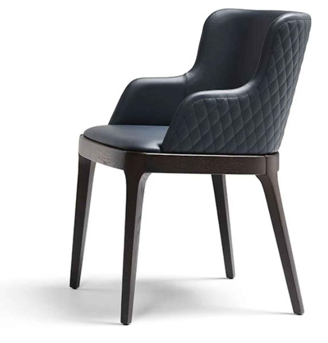 Luxury Dining Room Chair Set of 8 Blue / Brown - Luxury Dining Room & Restaurant Furniture - Luxury Quality - Made in Italy