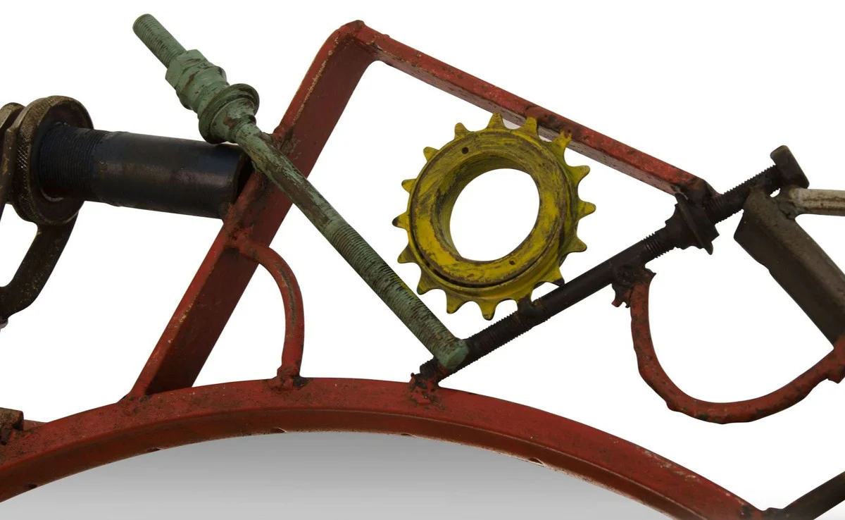 Designer wall mirror diameter 83 cm - designer living room accessories