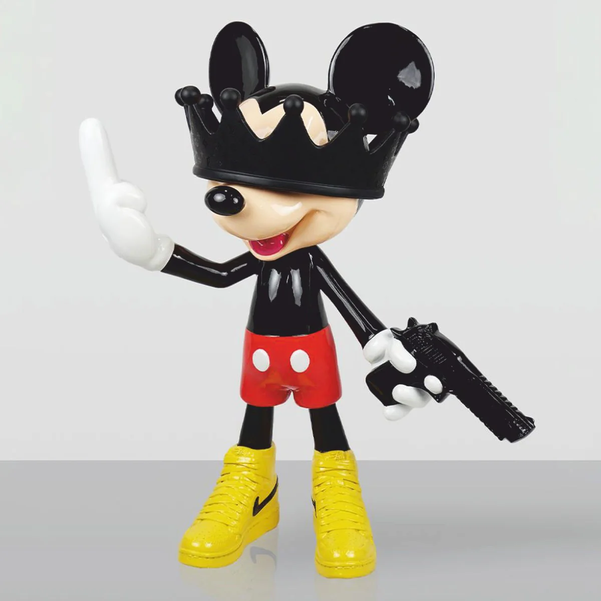 Decorative sculpture colorful H. 120 cm - living room & garden figure