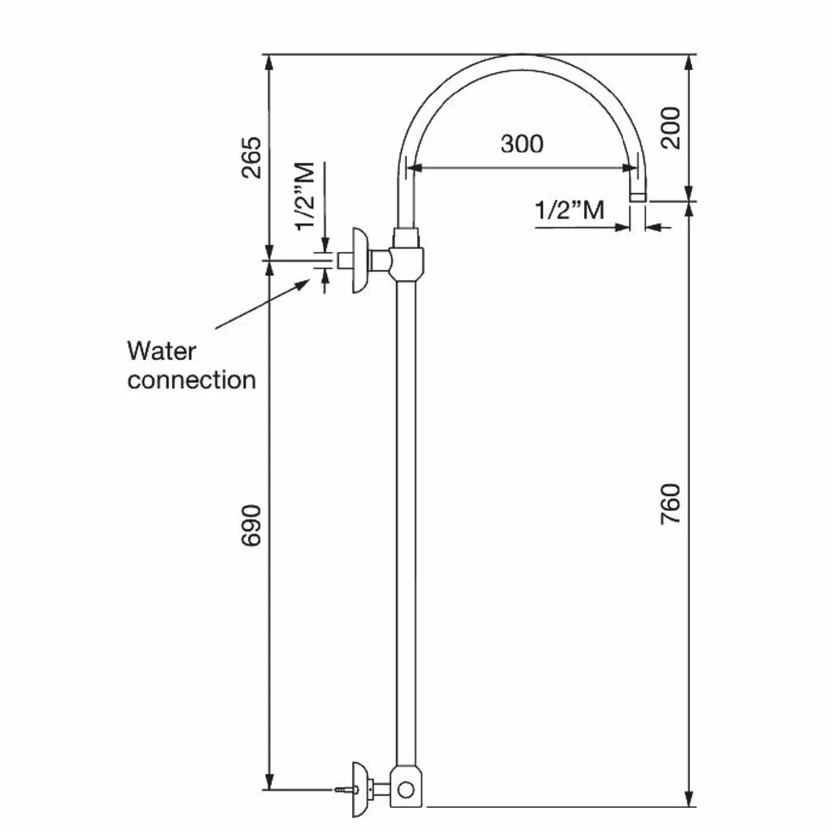 Luxury bathroom shower set gold / black - Made in Italy