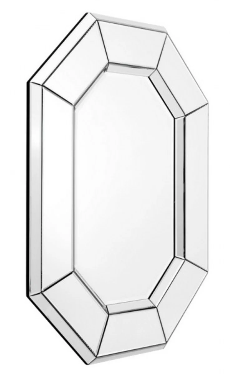 Luxury wall mirror Art Deco with mirror frame 8 square 80 x 106 cm - wall mirror