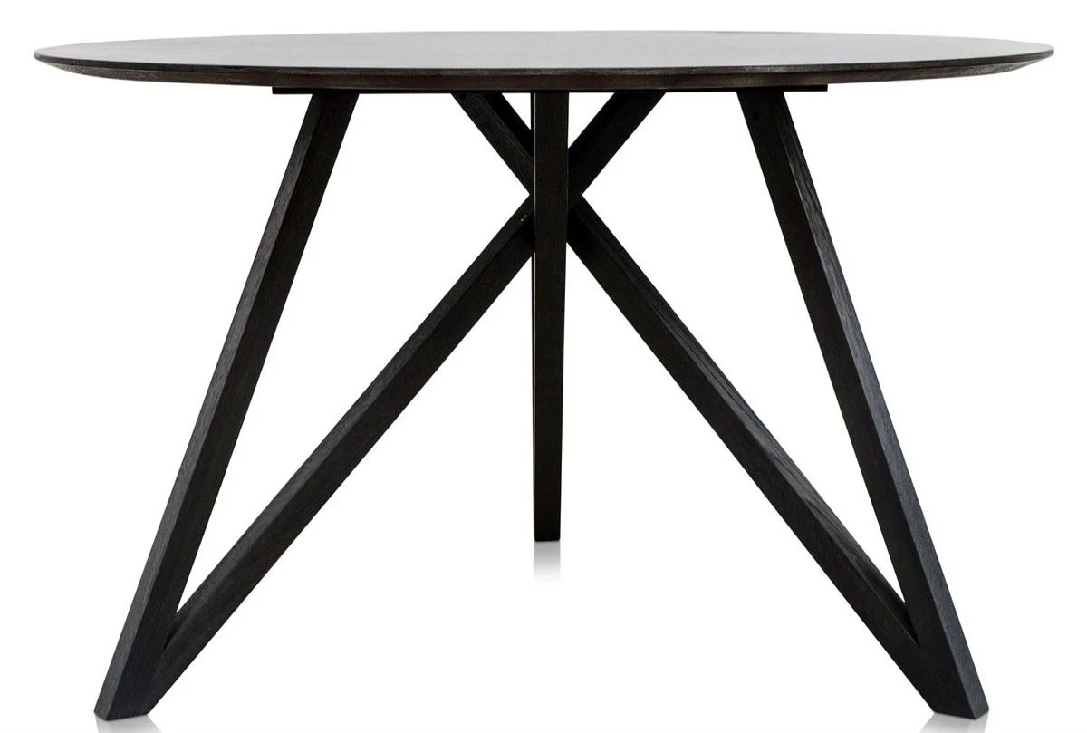 Luxury dining table with mineral-coated table top 120 x H. 76 cm - designer dining room furniture