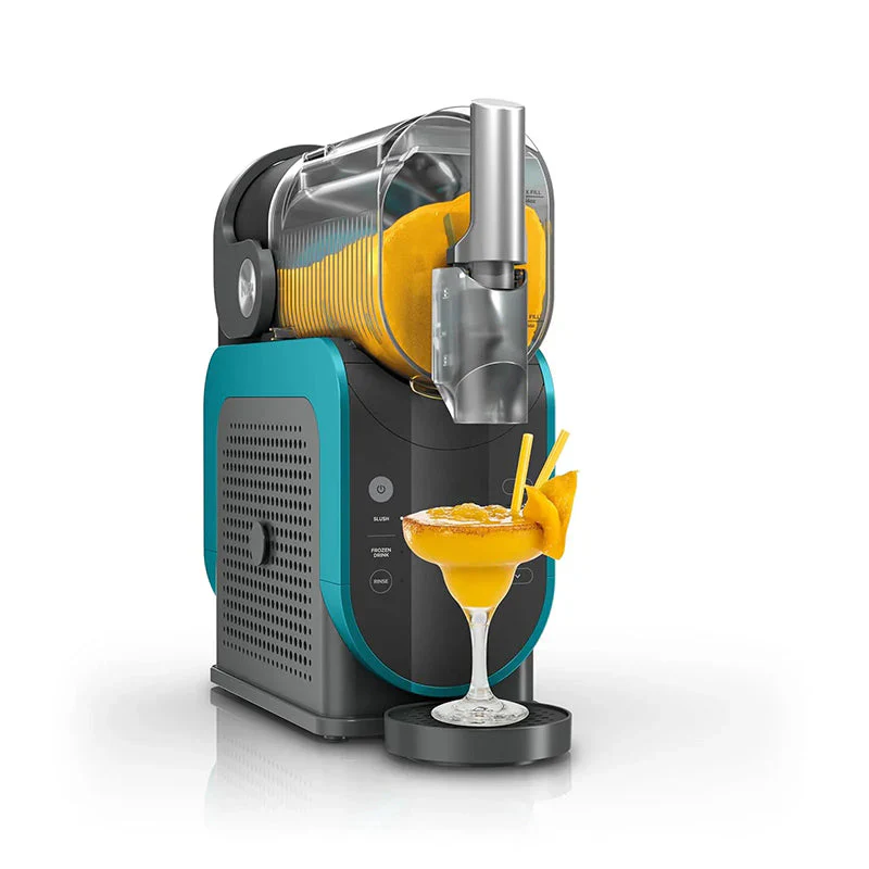 SLUSHi with RapidChill Technology, 88 oz. Frozen Drink & Slushie Machine, 5 Preset Programs, Margaritas, Frappés, and More, Premium Accents, Black, FS301