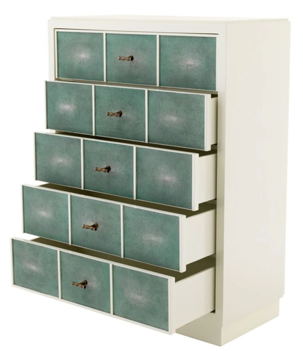 Luxury mahogany cabinet 96.5 x 47.5 x H. 130 cm - designer furniture