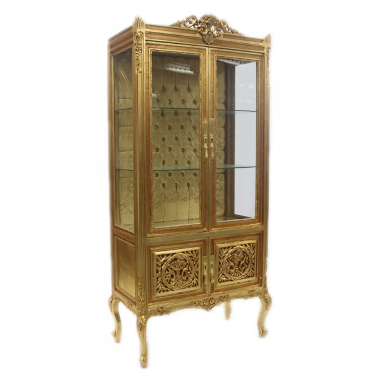 Baroque display cabinet Gold ModF5 - double display cabinet