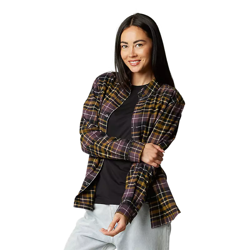 Women's Foxlover Stretch Flannel Shirt