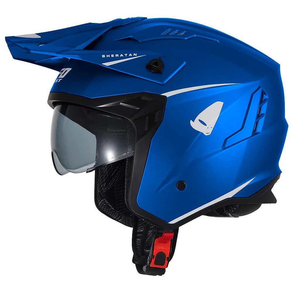 CASCO TRIAL UFO SHERATAN COLOR AZUL