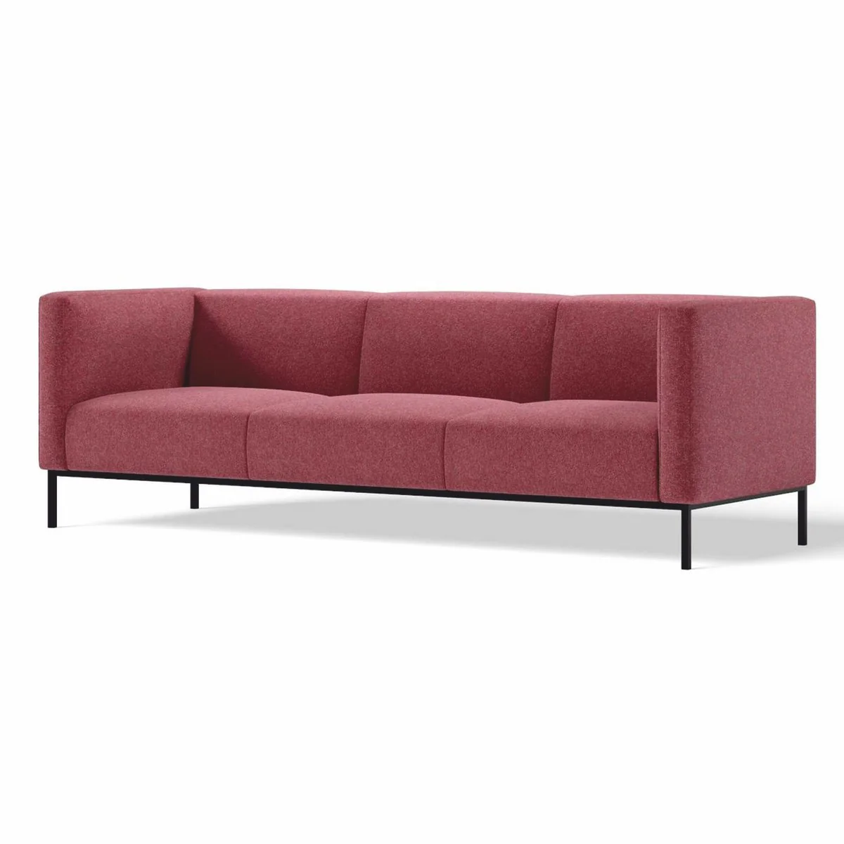 Luxury Sofa Pink / Black 220 cm - Living Room & Hotel Furniture