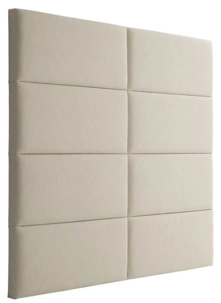 Designer bed headboard ivory 200 x H. 180 cm - luxury furniture
