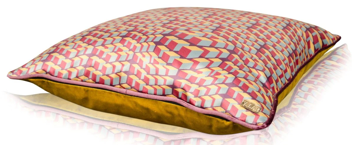 Living room decorative cushions set of 2 multicolored 50 x 50 cm - luxury collection