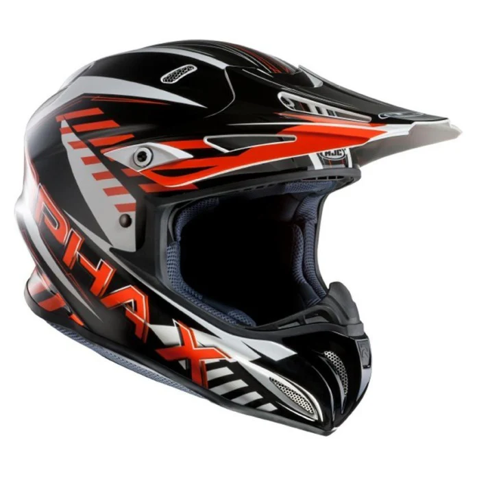 CROSS / ENDURO HELMET HJC RPHA X SCHUMA BLACK / ORANGE