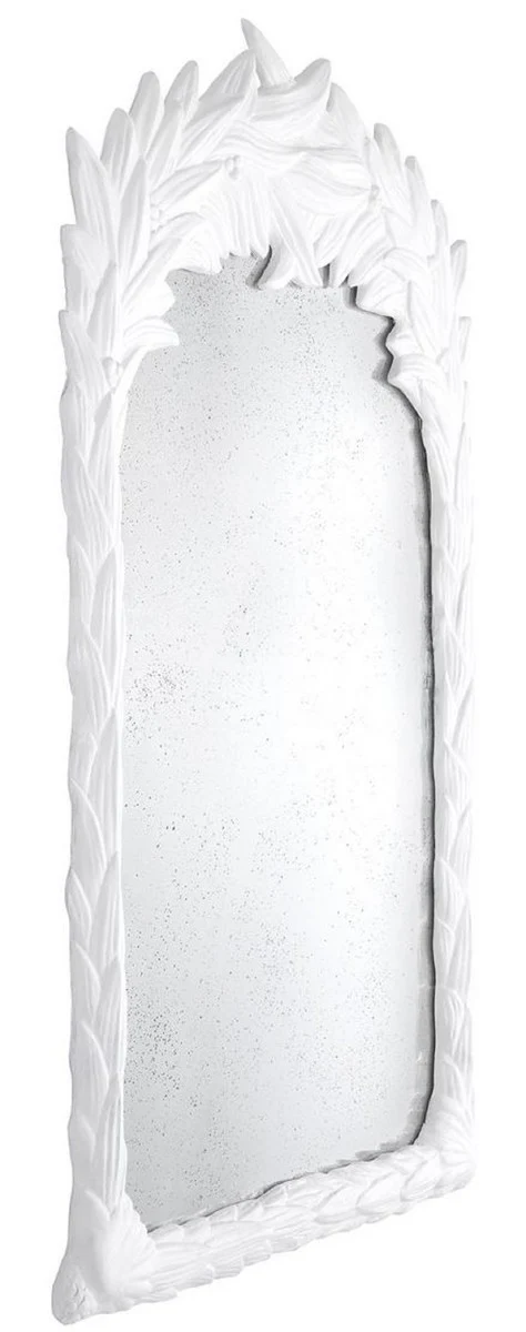 Luxury mirror white / antique mirror glass 82 x 5 x H. 130 cm - wall mirror in colonial style - luxury collection