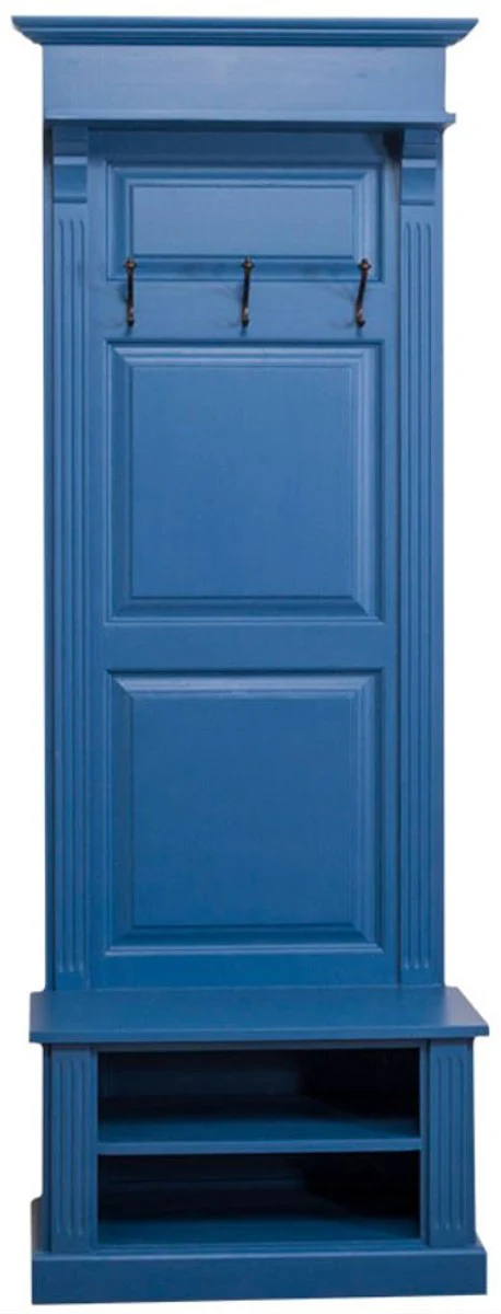 Country house style wardrobe blue 79 x 41 x H. 210 cm - country house style wardrobe