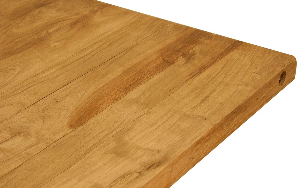 Luxury teak bar table brown / black 70 x 70 x H. 100 cm - Gastronomy & Bar Furniture