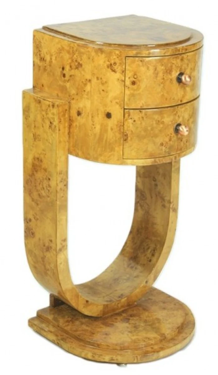 Art Deco drawer cabinet bird's eye maple - handmade from solid wood - chest of drawers bedside table B!