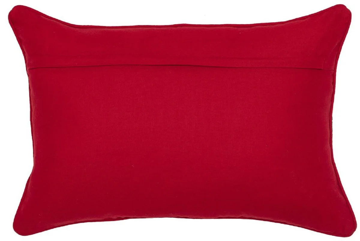 Luxury decorative cushion multicolored 60 x 40 cm - rectangular decorative cushion with elegant pattern - luxury quality - living room decorative accessories