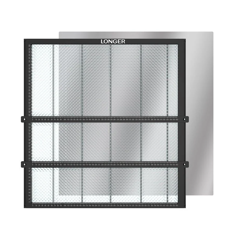 Honeycomb work table with material clamp 19.68