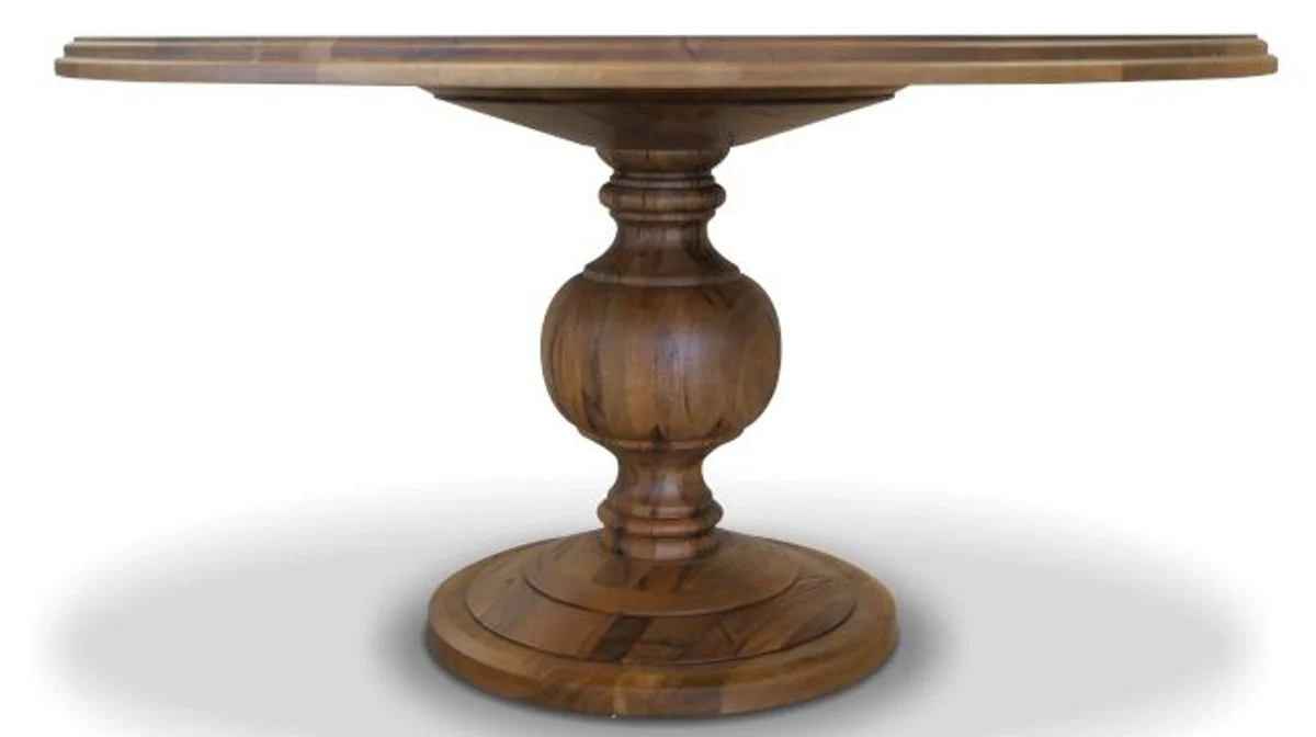 Solid Wood Kitchen Table - Various Sizes & Colors - Round Rustic Oak Wood Dining Table - Dining Room Furniture