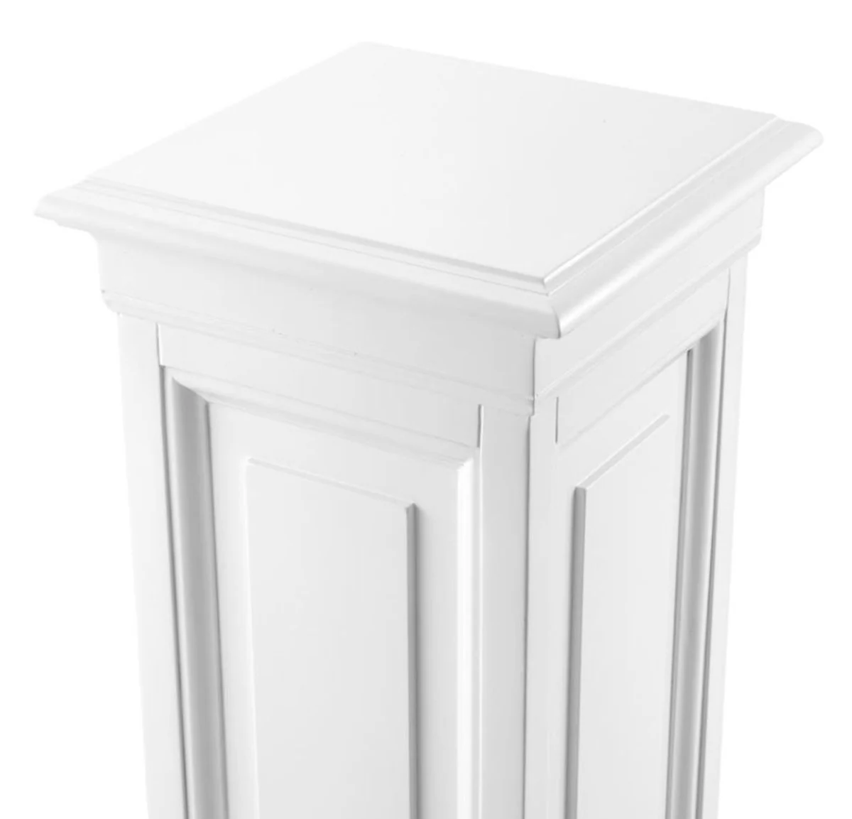 Designer mahogany column white 33 x 33 x H. 100 cm - luxury side table