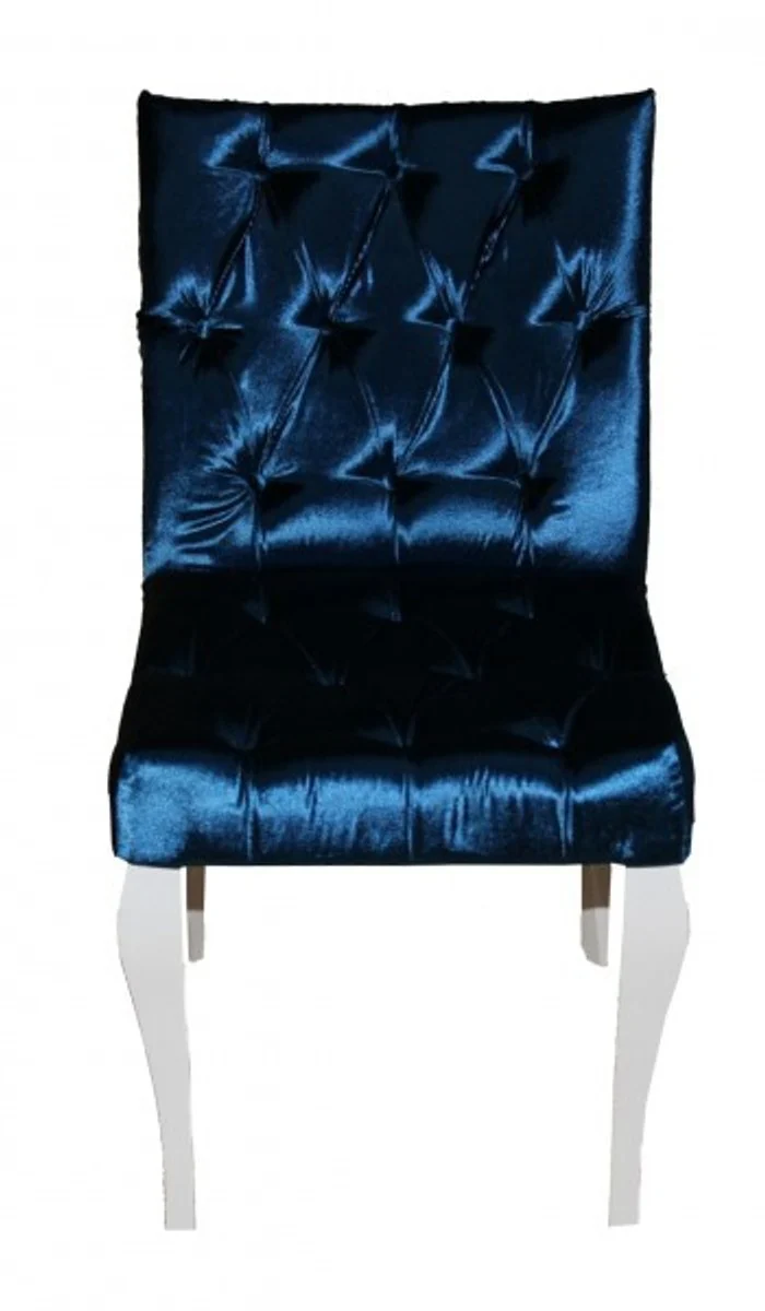 Baroque Dining Room Chair Blue - Designer Chair - Luxury Quality GH