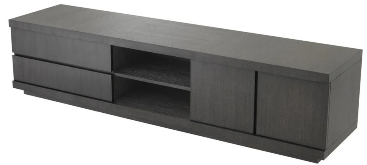 Luxury TV cabinet anthracite 220 x 52.5 x H. 53 cm - Luxury Collection