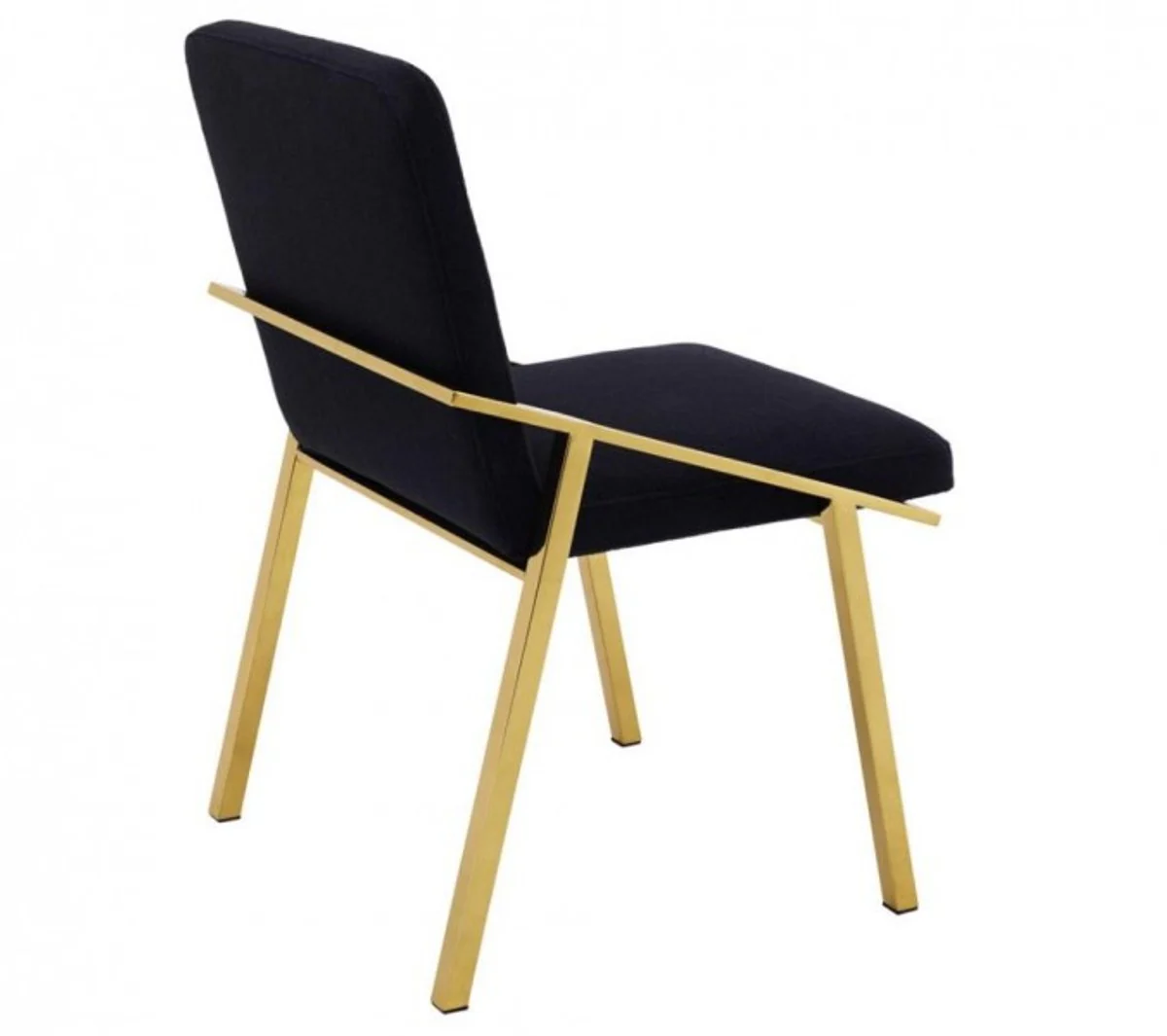Luxury Designer Chair Black Gold - Luxury Collection
