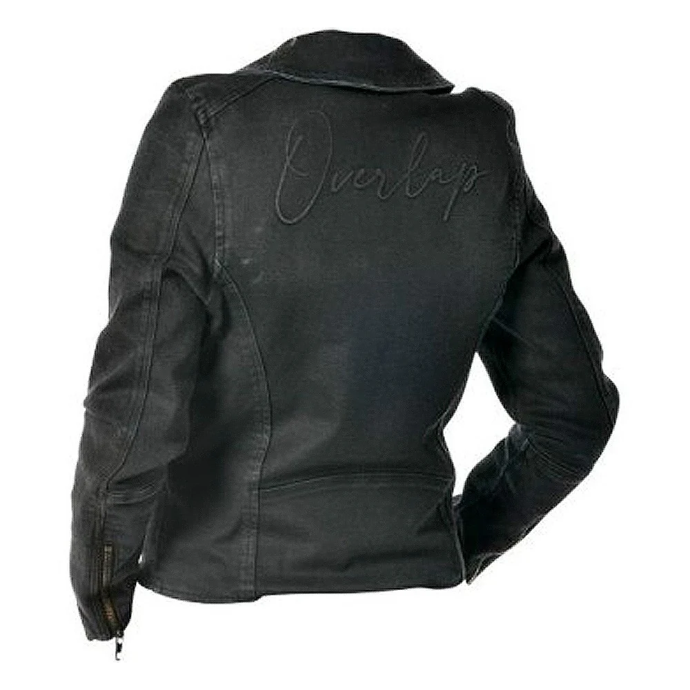 BILLIE LADY OVERLAP LIGHTWEIGHT JACKET - BLACK