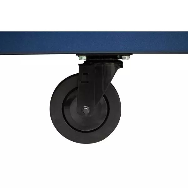 56 IN. 9-DRAWER MOBILE WORKBENCH IN MATTE BLUE