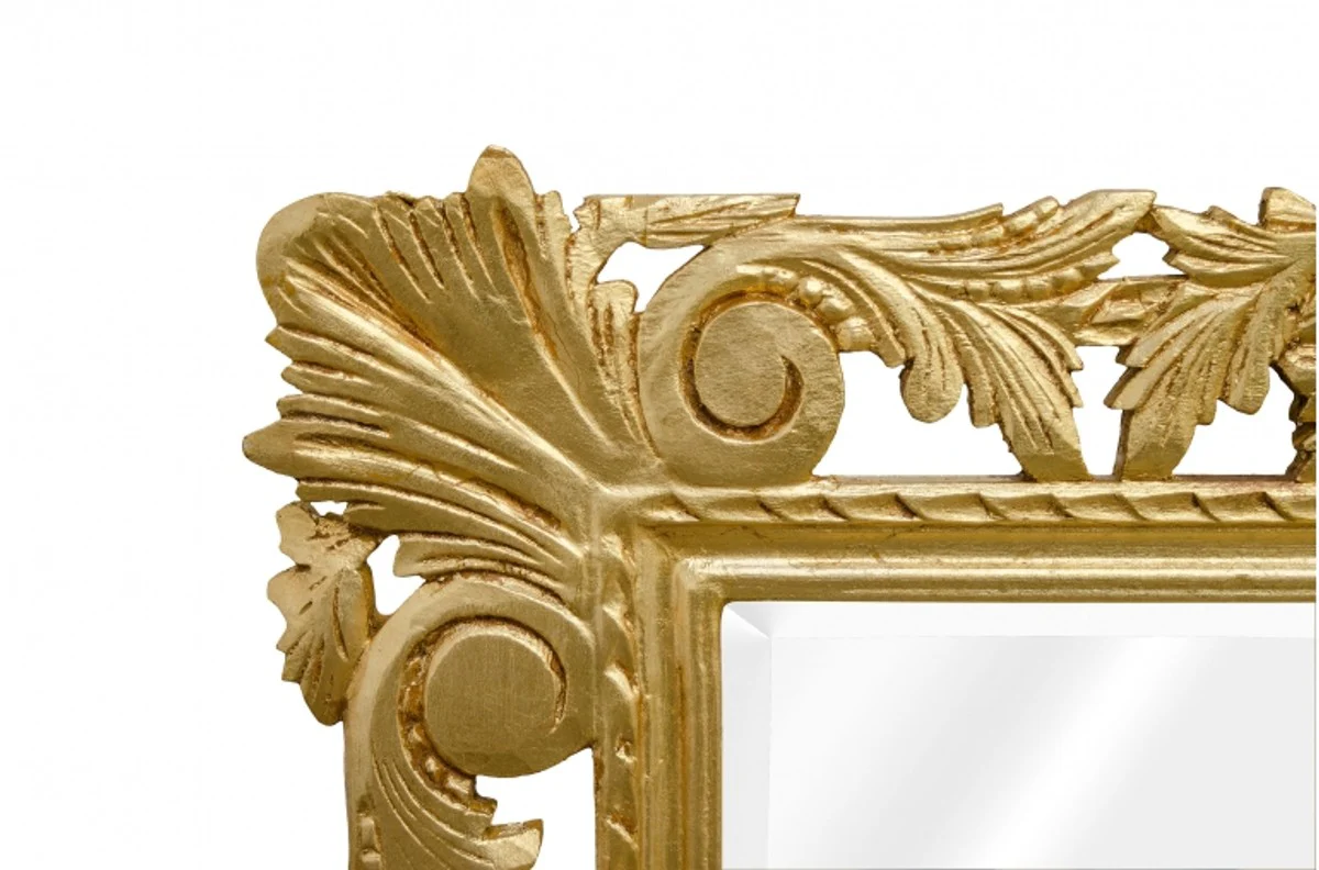 Baroque mirror gold handmade 193 x 110 cm - wooden mirror - baroque furniture