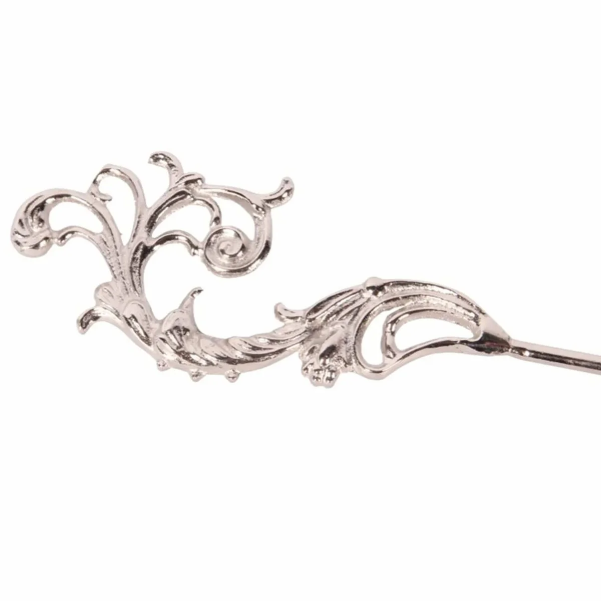 Baroque candle snuffer silver 30 cm - Baroque accessories