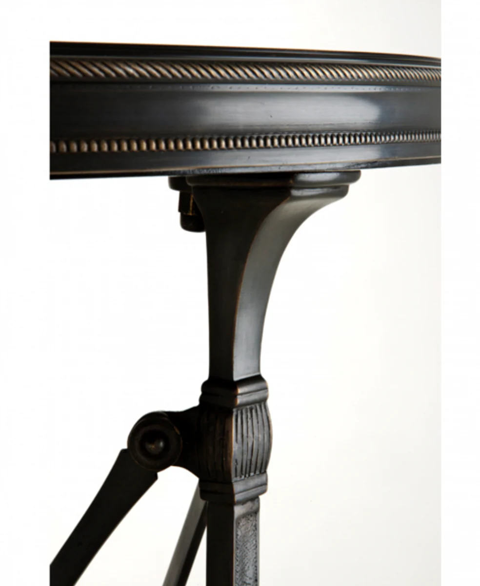 Luxury Art Deco designer side table anthracite - hotel table furniture