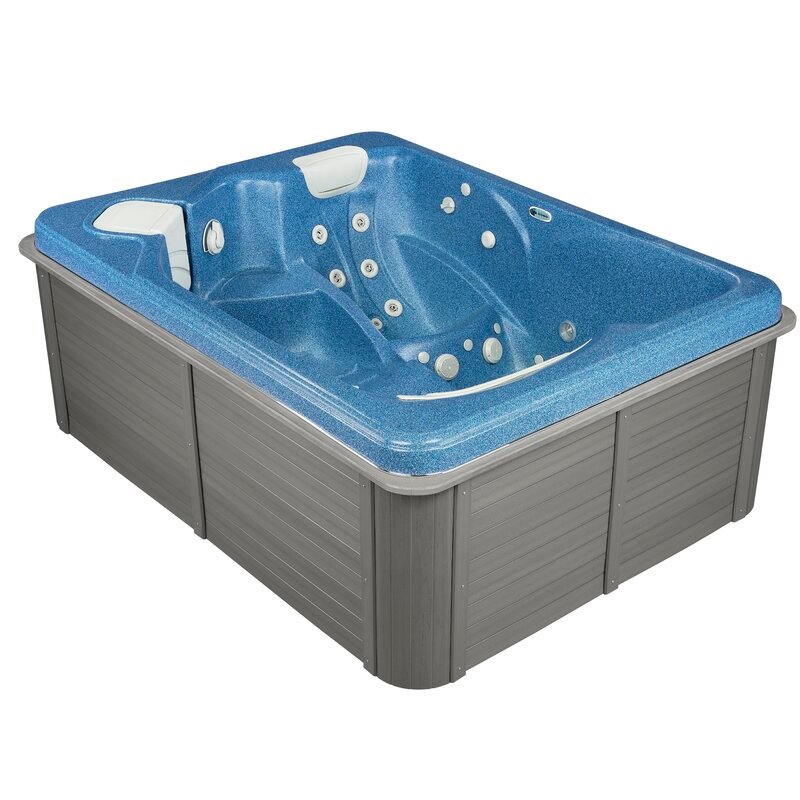 Thermospas 3 - Person 35 - Jet Acrylic Rectangular Hot Tub with Ozonator