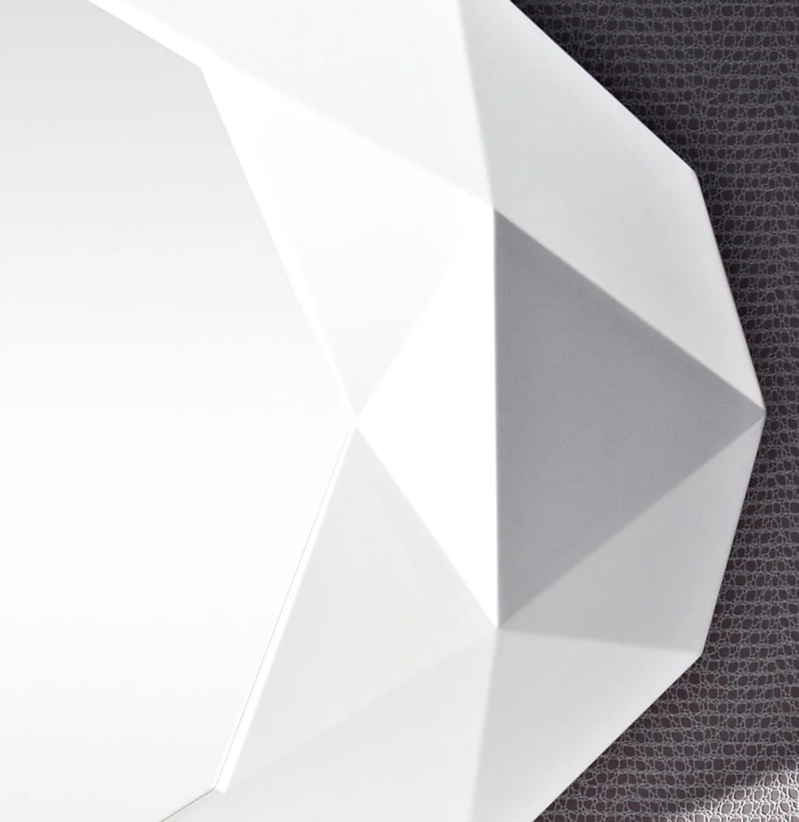 Designer Hotel Mirror Matt White 93 x H. 152 cm - Hotel Furniture