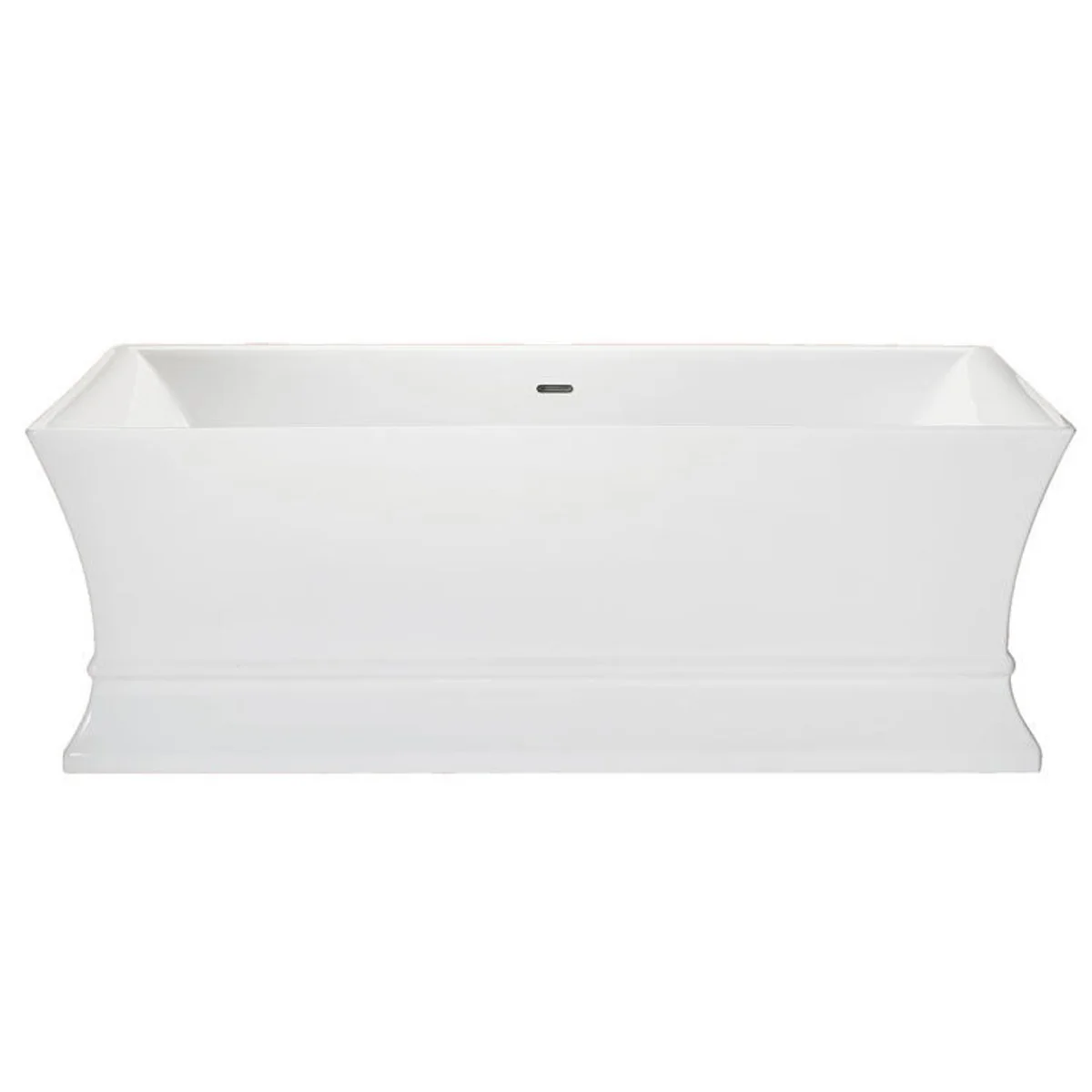 Luxury freestanding bathtub white square 1695 mm - freestanding retro antique bathtub - Baroque & Art Nouveau bathroom furniture