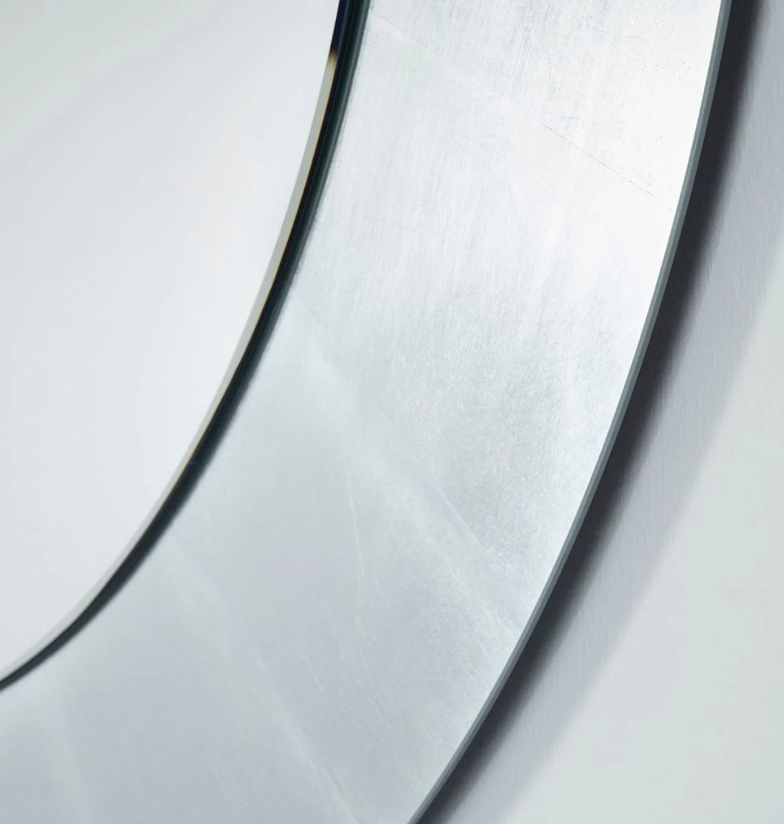 Living room mirror silver Ø 110 cm - luxury collection