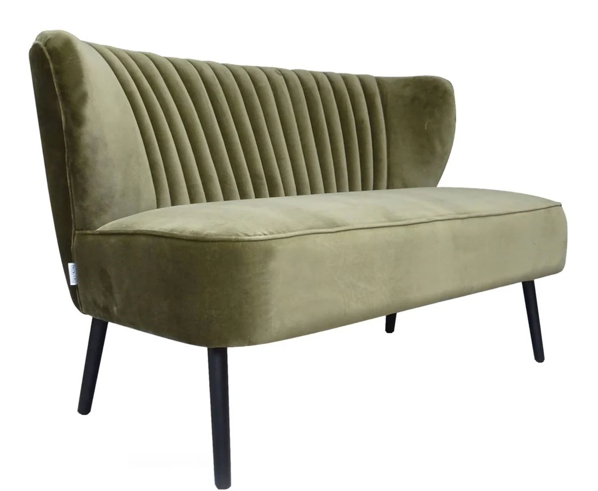 Luxury living room sofa green 129 x 75 x H. 73.5 cm - designer furniture