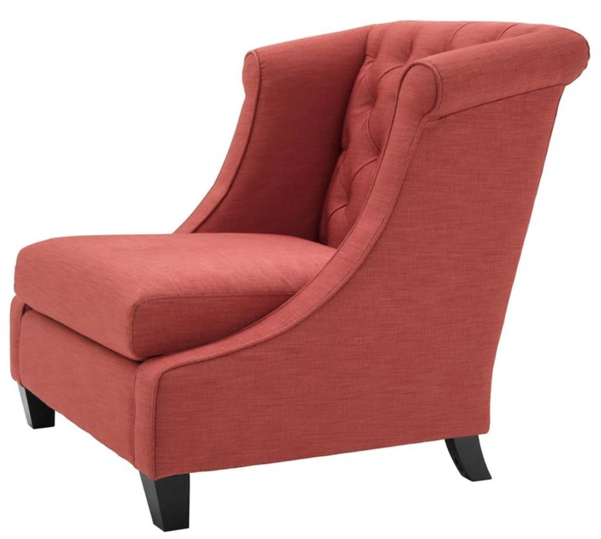 Luxury living room armchair coral red 86 x 93 x H. 92 cm - Hotel Furniture