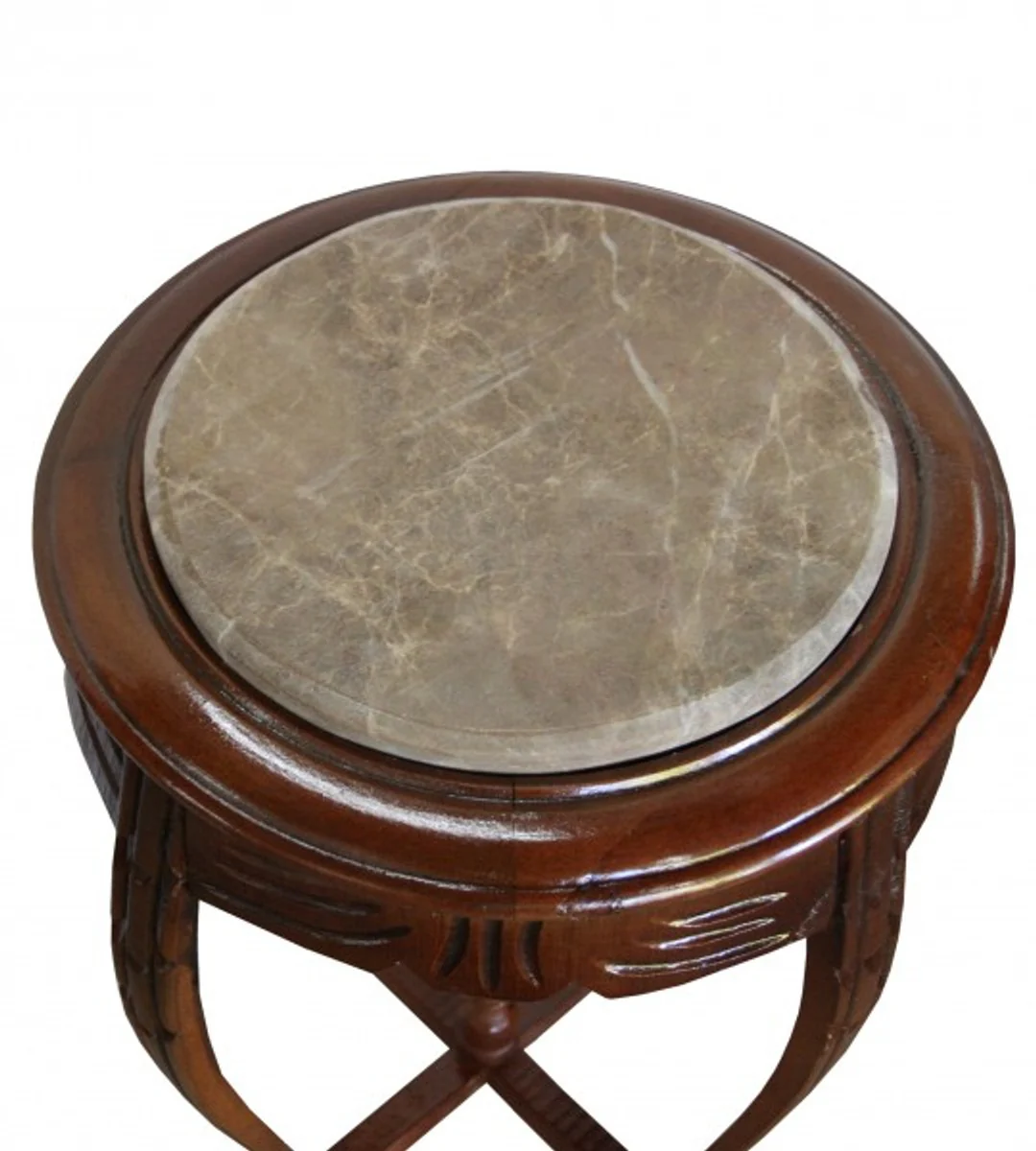 Baroque side table brown ModY7 68 x 35 cm antique style