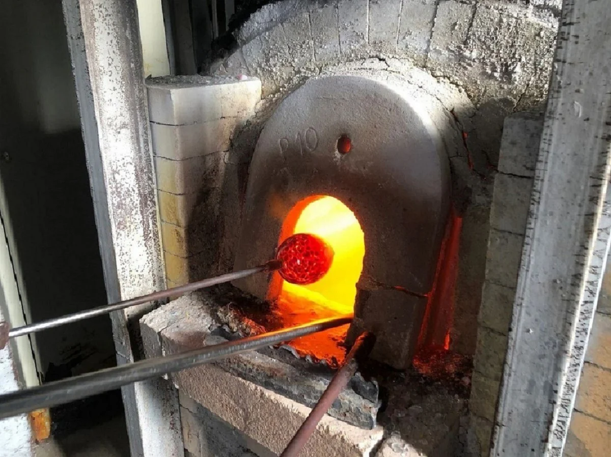 Luxury Murano crystal glass water glasses set of 6 yellow Ø 8 x H. 12 cm - Made in Italy