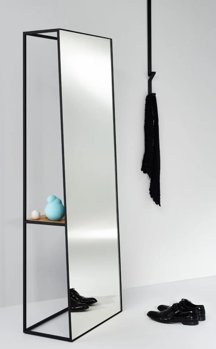 Luxury standing mirror with shelf 65 x 32 x H. 17 cm - designer mirror