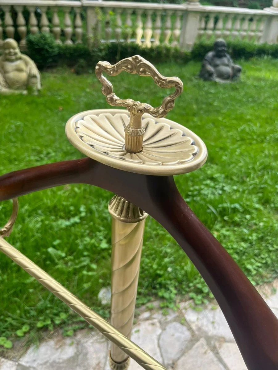 Luxury Baroque Dressboy Brass / Dark Brown H. 133 cm - Baroque Hotel Furniture